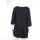 AKH Damen Tunika Longshirt mit Blumen-Muster aus Viskose Schwarz 44 46