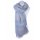 Damen Leichter Schal aus Viskose Blau Grau