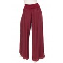 Cara Mia Hose Seide Damen Neu Sommer Viele Farben Haremshose 36 38 40 42 bordeaux