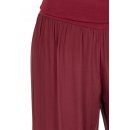 Cara Mia Hose Seide Damen Neu Sommer Viele Farben Haremshose 36 38 40 42 bordeaux