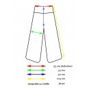 Cara Mia Hose Seide Damen Neu Sommer Viele Farben Haremshose 36 38 40 42 rot
