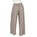 Cara Mia Hose Seide Damen Neu Sommer Viele Farben Haremshose 36 38 40 42 taupe