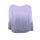 Seidenbluse Shirt Damen Langarm mit Farbverlauf Grau Wei&szlig;