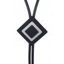 Damen Halskette Kautschukkette Schwarz 1701D1