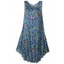 Leichtes Sommerkleid f&uuml;r Damen Maxi-Kleid Leinen Mehrere Farben 40 42 44