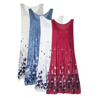 Leichtes Sommer-Kleid für Damen Viskose Mehrere Farben 36 38 40