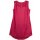 Leichtes Damen-Sommerkleid Leinen A-Linie Himbeer-Rot 38 40