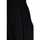 Eleganter Seidenrock Damen Lang 2lagig Schwarz Neu Sommer 38 40 42