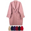 Warme Woll-Jacke Mantel mit Revers-Kragen Damen Neu Mehrere Farben 46 48