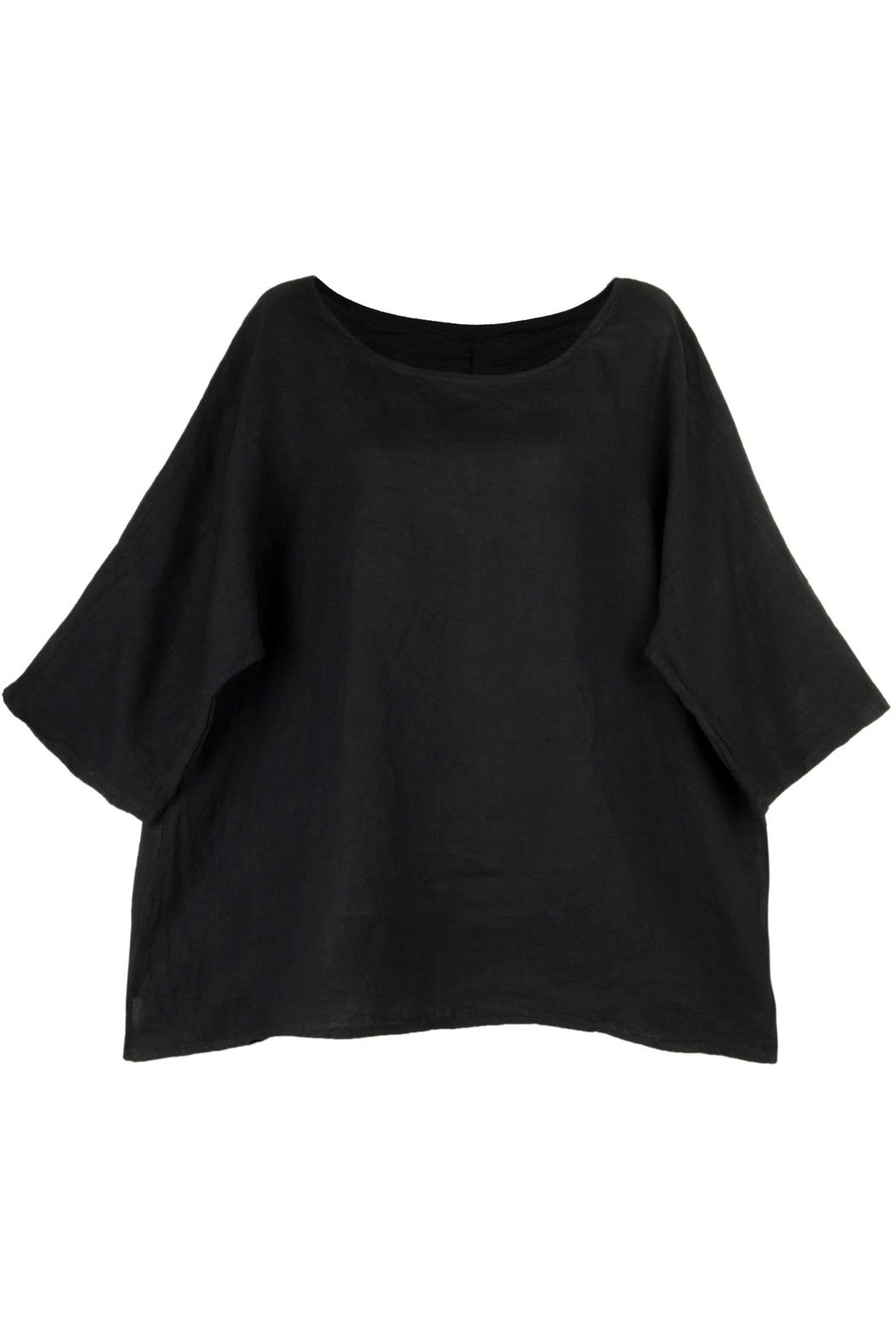 Rundhals-Pullover Mit Kurzen Ärmeln In Schwarz | Mode