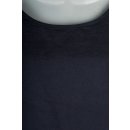 Shirt Oberteil Halbarm Edel Damen Leinen Blau Made in Italy 38 40 42