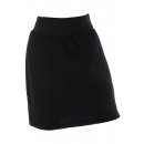 Woll-Rock Damen Kurz Stretsch-Bund Winter Schwarz 40 42