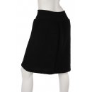 Woll-Rock Damen Kurz Stretsch-Bund Winter Schwarz 40 42