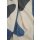 Weicher Damen-Schal mit Muster Viskose Maxi XXL Blau