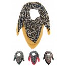 Damen-Schal Dreiecks-Tuch aus Viskose und Baumwolle Maxi XXL Mehrere Farben