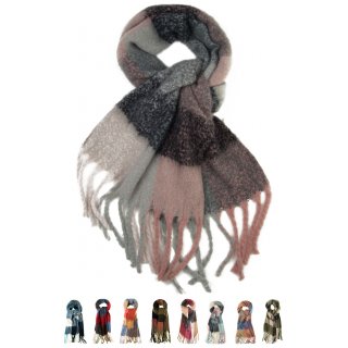Flauschiger Winter-Schal für Damen Maxi XXL Viele Farben