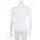 Muse Shirt f&uuml;r Damen mit 3/4 Arm und Rundhals Baumwolle Stretch Wei&szlig; M