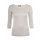 Muse Shirt f&uuml;r Damen mit 3/4 Arm und Rundhals Baumwolle Stretch Beige S