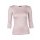 Muse Shirt f&uuml;r Damen mit 3/4 Arm und Rundhals Baumwolle Stretch Flieder M