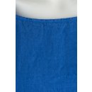 Shirt Oberteil Halbarm Edel Damen Leinen Royal-Blau Made in Italy 38 40 42
