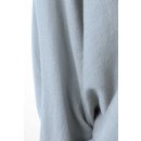 Strick-Pullover f&uuml;r Damen mit Fledermaus-&Auml;rmeln Viskose Grau 38 40 42