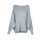 Strick-Pullover f&uuml;r Damen mit Fledermaus-&Auml;rmeln Viskose Grau 38 40 42