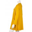 Elegante Strickjacke f&uuml;r Damen mit Zierkragen mehrere Farben One Size 38-42 gelb
