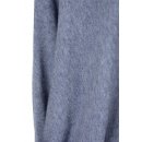 Pullover f&uuml;r Damen mit Fledermaus-&Auml;rmeln Viskose Viele Farben One Size 38-42 blaugrau