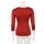 Muse Shirt f&uuml;r Damen mit 3/4 Arm und Rundhals Baumwolle Stretch viele Farben kupferrot S