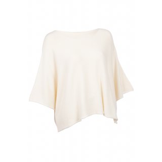 Kurzer Eleganter Pullover für Damen mit Halbarm Viskose 38-44 one size creme