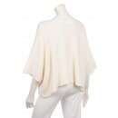 Kurzer Eleganter Pullover f&uuml;r Damen mit Halbarm Viskose 38-44 one size creme