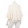 Kurzer Eleganter Pullover f&uuml;r Damen mit Halbarm Viskose 38-44 one size creme