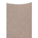 Kurzer Eleganter Pullover f&uuml;r Damen mit Halbarm Viskose 38-44 one size taupe