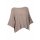 Kurzer Eleganter Pullover f&uuml;r Damen mit Halbarm Viskose 38-44 one size taupe