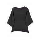 Shirt Oberteil Halbarm Edel Damen Leinen One Size 40-44...