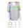 Bluse Damen Sommer Leinenbluse Kurzarm V-Ausschnitt viele Farben 38-44 Mehrfarbig cyclam L/XL