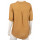 Bluse Damen Sommer Leinenbluse Kurzarm V-Ausschnitt viele Farben 38-44 Mehrfarbig camel L/XL