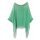 Seidentunika Damen made in italy Fledermaus-&Auml;rmel Viele Farben 38-44 one size mintgr&uuml;n