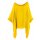 Seidentunika Damen made in italy Fledermaus-&Auml;rmel Viele Farben 38-44 one size zitrone