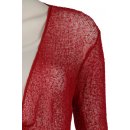 Damen Netzj&auml;ckchen Bolero 3/4 Arm viele Farben 36-40 One Size kirschrot