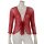 Damen Netzj&auml;ckchen Bolero 3/4 Arm viele Farben 36-40 One Size kirschrot