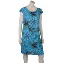 Cara Mia Leinenkleid für Damen Sommer Kurzarm...