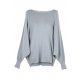 Pullover für Damen mit Fledermaus-Ärmeln Viskose Viele Farben One Size 38-42