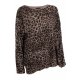 Dünner Pullover Shirt für Damen Rundhals Langarm One Size 38-40 Viele Farben