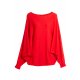 Pullover für Damen mit Fledermaus-Ärmeln Viskose Viele Farben One Size 38-42
