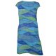 Cara Mia Leinenkleid für Damen Sommer Kurzarm mehrere Farben 36-44 Mehrfarbig
